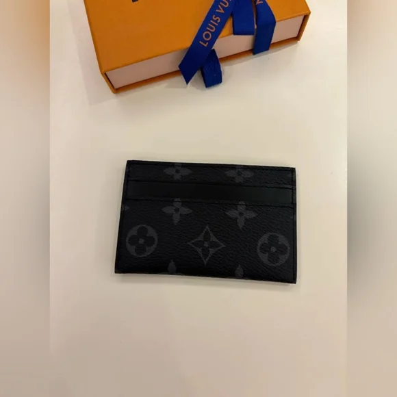 Louis Vuitton Black Double Card Holder - Picture 2 of 7